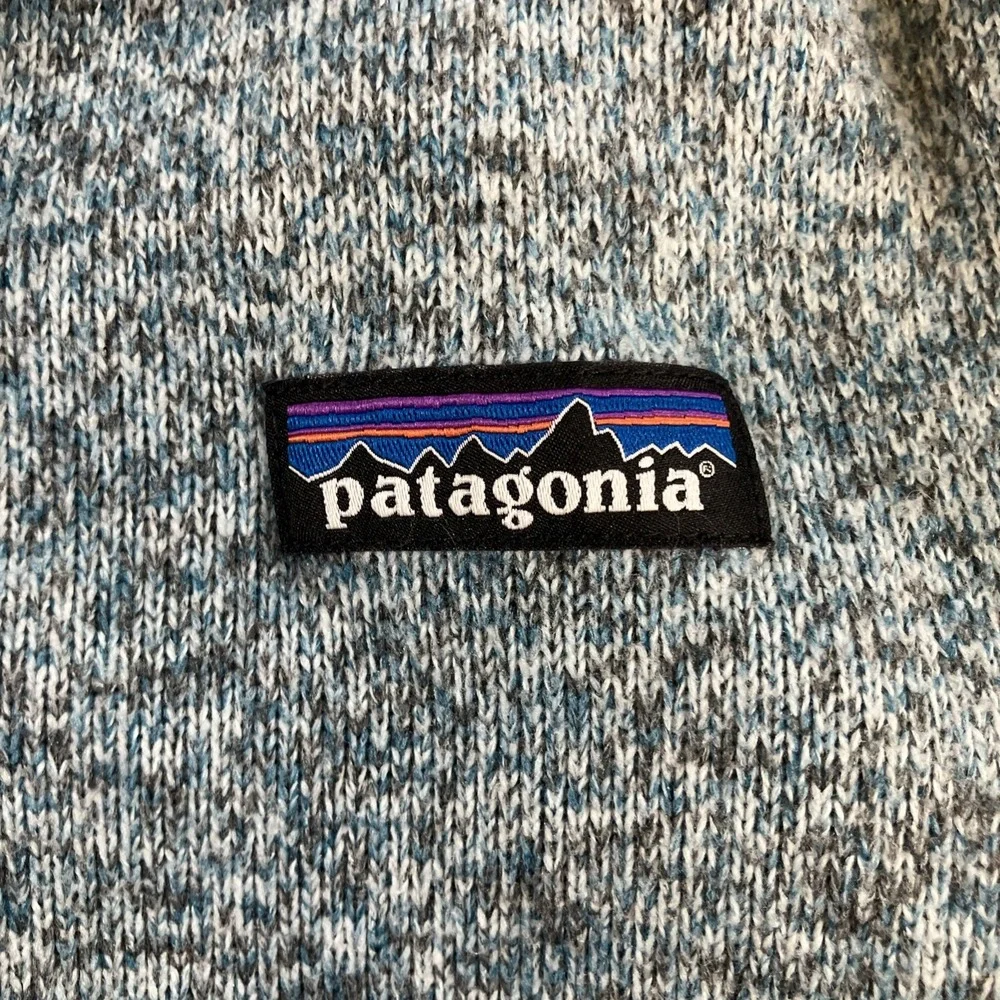 Patagonia Better Sweater Women's Medium Gray Blue Full-Zip Jacket Zipped Pockets